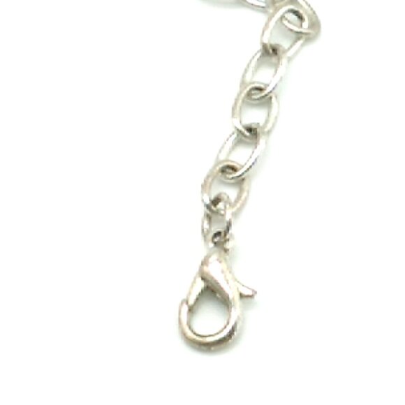 Fleur-De-Lis Filigree Pendant Beaded Necklace - Picture 10 of 14